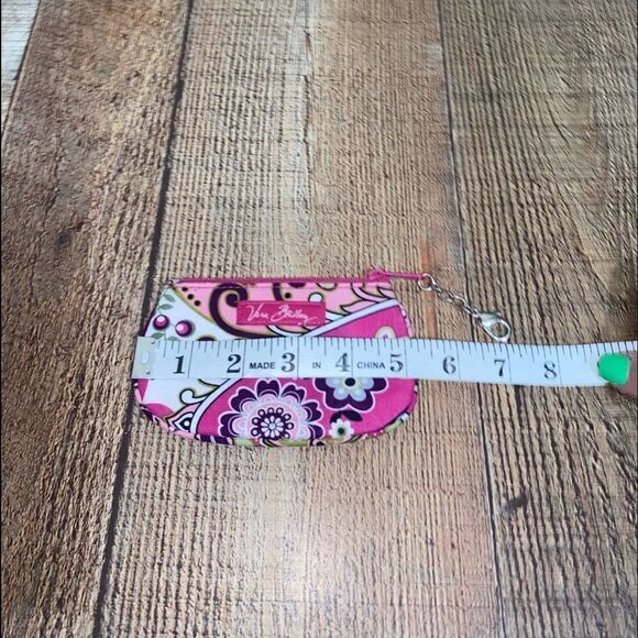 Vera Bradley Clip Zip ID Coin Change Purse Case - Picture 4 of 5